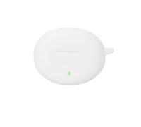 FTRONGRT Funda Compatible con OnePlus Nord Buds 3r, Silicona Suave, Durable, Anti-Rasguños, Bluetooth Caja de Auriculares Estuche Protector.Blanco