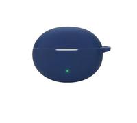 FTRONGRT Funda Compatible con OnePlus Nord Buds 3r, Silicona Suave, Durable, Anti-Rasguños, Bluetooth Caja de Auriculares Estuche Protector.Azul Marino