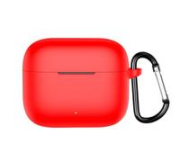 FTRONGRT Funda Compatible con OPPO Enco Air4i / OPPO Enco Buds 3 Pro, Suave Durable, Anti-Rasguños Estuche Protector.Rojo