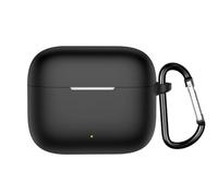 FTRONGRT Funda Compatible con OPPO Enco Air4i / OPPO Enco Buds 3 Pro, Suave Durable, Anti-Rasguños Estuche Protector.Negro