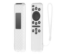 FTRONGRT Funda Compatible con Samsung BN59-01480L / BN59-01432A / BN59-01432J, Ultrafino y Ligero, Anti-Caída, Anti Choques, Funda Protectora de Silicona Suave para Mando a Distancia.Blanco