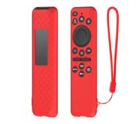 FTRONGRT Funda Compatible con Samsung BN59-01480L / BN59-01432A / BN59-01432J, Ultrafino y Ligero, Anti-Caída, Anti Choques, Funda Protectora de Silicona Suave para Mando a Distancia.Rojo