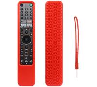 FTRONGRT Funda Compatible con Sony RMF-TX500/520U/600U/621U, Anti-Caída, Anti Choques, Ultrafino y Ligero Silicona Suave Mando a Distancia Funda Protectora. Rojo
