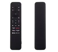 FTRONGRT Funda Compatible con Sony RMF-TX800C RMF-TX810P RMF-TX810U RMF-TX811U, Anti-Caída, Anti Choques, Ultrafino y Ligero Silicona Suave Mando a Distancia Funda Protectora. Negro