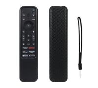 FTRONGRT Funda Compatible con Sony RMF-TX810U/810P/910U, Anti-Caída, Anti Choques, Ultrafino y Ligero Silicona Suave Mando a Distancia Funda Protectora. Negro