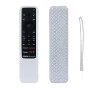 FTRONGRT Funda Compatible con Sony RMF-TX810U/810P/910U, Anti-Caída, Anti Choques, Ultrafino y Ligero Silicona Suave Mando a Distancia Funda Protectora. Blanco