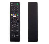 FTRONGRT Funda Compatible con Sony RMT-TX100D/RMT-TX102U/RMT-TX102D, Anti-Caída, Anti Choques, Ultrafino y Ligero Silicona Suave Mando a Distancia Funda Protectora. Negro