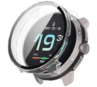 FTRONGRT Funda Compatible con Suunto Race S, PC + Película Templada, Protección Todo Incluido, Anti-Rasguños, Mirar Estuche Protector Compatible con Suunto Race S.Transparente
