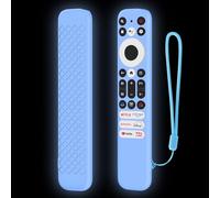 FTRONGRT Funda Compatible con TCL RC902V/802NU1, Ultrafino y Ligero, Anti-Caída, Anti Choques, Funda Protectora de Silicona Suave para Mando a Distancia.Azul Luminoso
