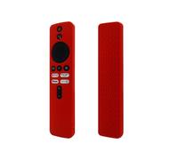 FTRONGRT Funda Compatible con Xiaomi TV Box S 3rd Gen/Xiaomi TV Box 4K 2, Anti-Caída, Anti Choques, Ultrafino y Ligero Silicona Suave Mando a Distancia Funda Protectora. Rojo