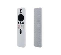 FTRONGRT Funda Compatible con Xiaomi TV Box S 3rd Gen/Xiaomi TV Box 4K 2, Anti-Caída, Anti Choques, Ultrafino y Ligero Silicona Suave Mando a Distancia Funda Protectora. Blanco