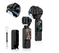 FTRONGRT Funda Magnética Compatible con dji Osmo Pocket 4, Protector Antiarañazos Snap-on con Película de Pantalla, Carcasa Portátil y Fácil de Almacenar, Anti-Huellas y Anti-pulsaciones.Negro