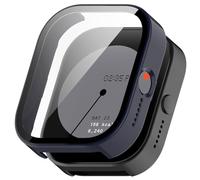 FTRONGRT Funda para CMF Watch Pro D395, PC + Película Templada de Pantalla, Todo Incluido, Resistente a Los Golpes, Funda para CMF Watch Pro D395 Smartwatch.Azul Tinta