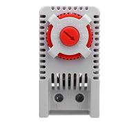 FTVOGUE 0-60 ℃ Termostato Mecánico con Exterior de PC Retardante de Llama, Interruptor de Control de Temperatura de la Perilla Fácil para Calentadores, Montaje de Riel DIN Incluido