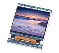 FTVOGUE 1.44in Módulo DE Visualización LCD ST7735 Chip IPS Anglo DE VISIÓN APRUEBA HD para para Proyectos Electrónicos, Alto Rendimiento, Puerto DE 8 Pines, Lectura Transparente, Módulo DE