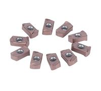 FTVOGUE 10 PCS CLADES DE HERRAMIENTA CNC CNC con Recubrimiento para Girar y Acabar con acero: Alta Eficiencia y Rendimiento (LNMU0303)
