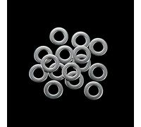 FTVOGUE 105 Arandelas Surtidas, Anillo de Sellado Plano de Acero Inoxidable 304, Juego de Arandelas Planas con Varios Tamaños para Uso Automotriz y Doméstico