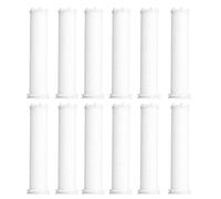 FTVOGUE 12 Uds. Filtro de Cabezal de Ducha Accesorios de baño de algodón PP para Cabezal de Ducha Desmontable 10,5 cm