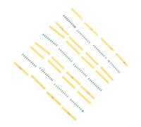 FTVOGUE 120PCS 1/4W Juego de Inductores de Película Metálica 12 Valores 10 Inductores de Banda de Cada Color para Proyectos de Circuitos de Placa de Pruebas