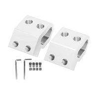 FTVOGUE 2 Soportes de Montaje para Caja de Herramientas, Kit de Montaje en Riel Universal con Pernos M8 y Tornillos de Bloqueo, para Accesorios de Riel Guía y Almacenamiento de