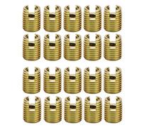 FTVOGUE 20pcs Accesorios para el Ajuste de la Tubería de Acero de Acero de Acero de Acero de Accesorios de (Interior M5*0,8 exterior M8*1,0 longitud 10mm)