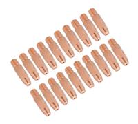 FTVOGUE 20Pcs Extremidad de Contacto de Cobre M6 Para Euro Style Binzel 24KD MIG/MAG Soplete de Soldadura Boquilla de Gas Punta (1.0mm)