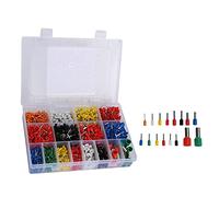 FTVOGUE 2120 Piezas Terminales de Cables Eléctricos Conectores de Engarce Kit de Terminales Material de PP Retardante de Llama de Cobre para Cableado Eléctrico Automotriz Doméstico