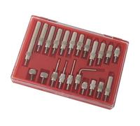 FTVOGUE 22 piezas de acero inoxidable indicador de prueba varilla de vástago de extensión 0,01 mm conjunto de puntos de indicador de dial de precisión, dial indicator