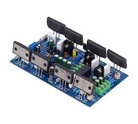 FTVOGUE 300W+300W Potencia Amplificador DE Potencia Módulo DE Amplificador DE 2 Canales Plata DE AMP HiFi para un Fuerte Soporte DE Potencia