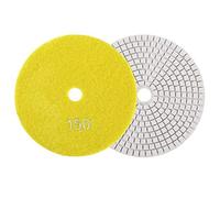 FTVOGUE 5 '' pulgadas 125 mm Discos de esmerilado Húmedos de pulido de diamante Lijado lija Ruedas para mármol de granito de hormigón(150)