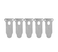 FTVOGUE 5Pcs Placa de válvula Forma de lengua Compresor de aire de metal Accesorio 2.24 × 1.1 pulgadas, 3D Printer Accessories