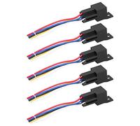 FTVOGUE 5pcs Relé de Flasher Universal LED Controlador de Luz Intermitente Módulo de Luz de Luz Estroboscópico Módulo de Señal de 12V 40A Para Motocicletas
