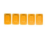 FTVOGUE 5pcs Soporte para la Herramienta Montaje de la Batería de Almacenamiento de Almacenamiento de Soporte para Herramientas Eléctricas Organización de Banco de Trabajo (YELLOW)