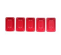 FTVOGUE 5pcs Soporte para la Herramienta Montaje de la Batería de Almacenamiento de Almacenamiento de Soporte para Herramientas Eléctricas Organización de Banco de Trabajo (rojo)