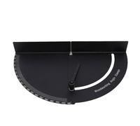 FTVOGUE Abrazadera de Esquina para Carpintería, Abrazadera de ángulo Recto Ajustable de 90 a 180 Grados con Material de Acero Inoxidable y Pintura Horneada Negra, para Soldar Gabinetes