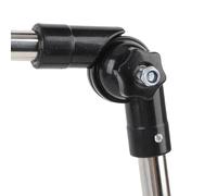 FTVOGUE Abrazadera para Soporte de Paraguas, Soporte de Bicicleta para Cochecito de Plástico de Acero Inoxidable de 53,5 Cm de Ajustable, Accesorio de Barra de Universal para Uso Eléctrico Al Aire