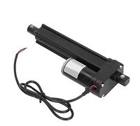 FTVOGUE Actuador Lineal Eléctrico Velocidad Rápida Bajo Ruido IP54 Varilla de Empuje de Cilindro Eléctrico para Equipos Industriales (150 mm)