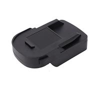 FTVOGUE Adaptador de Batería, Adaptador Convertidor de Batería ABS Conector de Alimentación de Base de 18 V 20 V, Diseño Compacto de Fácil Instalación 3 Beneficios Clave para Talleres de Conversión de