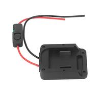 FTVOGUE Adaptador de Batería de 18 V Convertidor de Batería de Litio ABS con Terminal para BL1415 BL1430 BL1430B BL18 Serie Salida de Voltaje de Herramienta Eléctrica para Usuarios de Bricolaje
