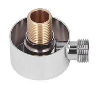 FTVOGUE Adaptador de Ducha de Arroz con Recubrimiento con Cromo Instalación Fácil Muro de la Pared Ensamblada G1/2 Conector de la Ducha de la, Fuerte y Duradera, para la Mayoría de las Tapas de