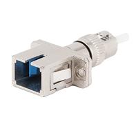 FTVOGUE Adaptador de Fibra óptica de Cerámica ABS ST Macho a SC Hembra Conector de Fibra óptica 1310 a 1550 Nm Alta Pérdida de Retorno para Uso de Parches de de Redes de Telecomunicaciones