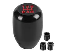 FTVOGUE Adaptador de Palanca de Cambios Palanca de Cambios Universal de 5 Velocidades con 3 Adaptadores 8/10/12 Mm(Negro)