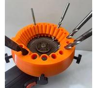 FTVOGUE Afilador de Brocas, Accesorio de Pulido de Brocas Eléctricas para de 2 a 13 Mm con Guía de Afilado de Precisión para Amoladora Angular de 125 Mm