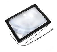 FTVOGUE Agua de Página A4 con 4 Luces LED, Piernas Plegables y Cuerda, Ideal para Tallar Artesanías, Tejer y Reparar Gadgets