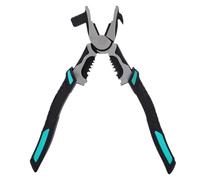 FTVOGUE Alicates Multifuncionales, Extractor de Clavos de Acero CRV, Alicates Pelacables con Cabeza de Martillo para Carpintería, Fontanería Eléctrica