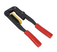 FTVOGUE Alicates para Engarzar Cables Planos, Herramienta de Acero 45 de 241 Mm para Uso en Redes y Electrónica, de Engarzado 6-27,5 Mm