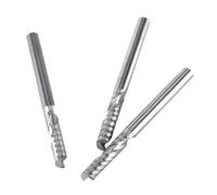 FTVOGUE Alto Rendimiento 5 PCS Tungsten Carbide Single Flauta Tip Mater