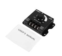 FTVOGUE Atenuador de Tira LED 12V 24V 30A Perilla del Controlador de Atenuación PWM Brillo Ajustable 0 a 100% con Función de Memoria Automática para Tiras de Luz LED de un Color