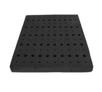 FTVOGUE Bandeja para Brocas de Enrutador, Organizador de Brocas de Fresado de Espuma EVA de Alta Densidad con Orificios Preestablecidos Precisos de 1/4 y 1/2 Pulgada, para (Base de broca de