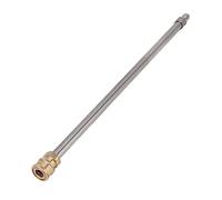 FTVOGUE Barra de Extensión para Lavadora a Presión, Construcción de Acero Inoxidable, Conexión Rápida Universal para Lavadoras a Presión de 1/4 de Pulgada, Ideal para áreas de Difícil Acceso y